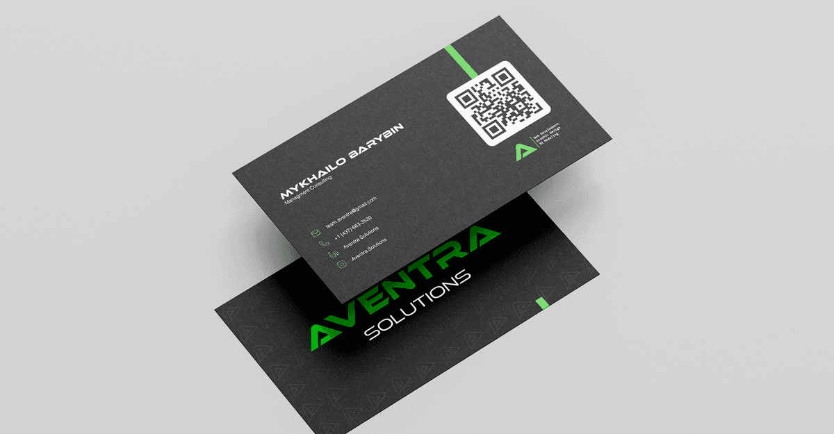Aventra Business Card Model