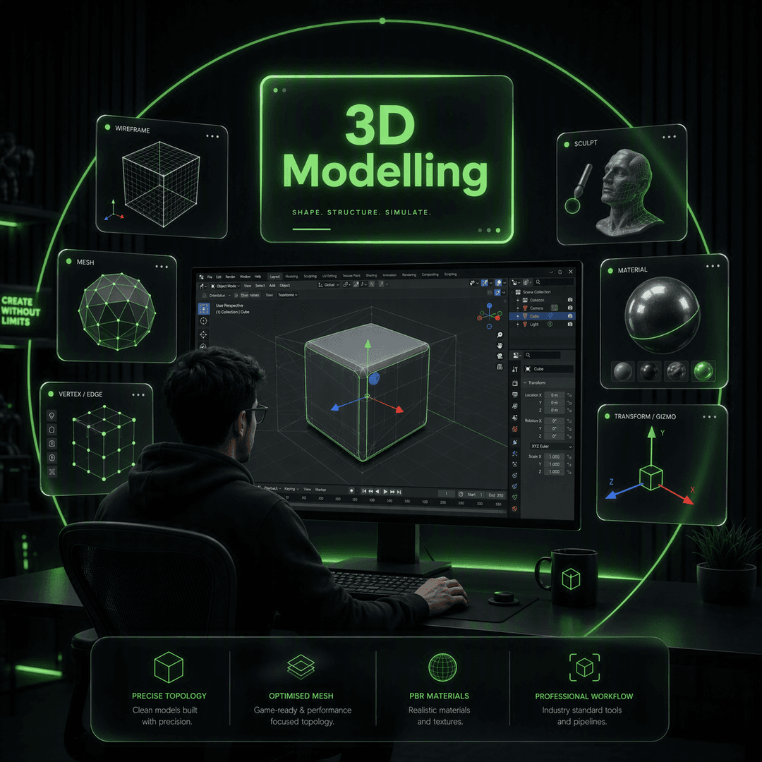3D Service Icon
