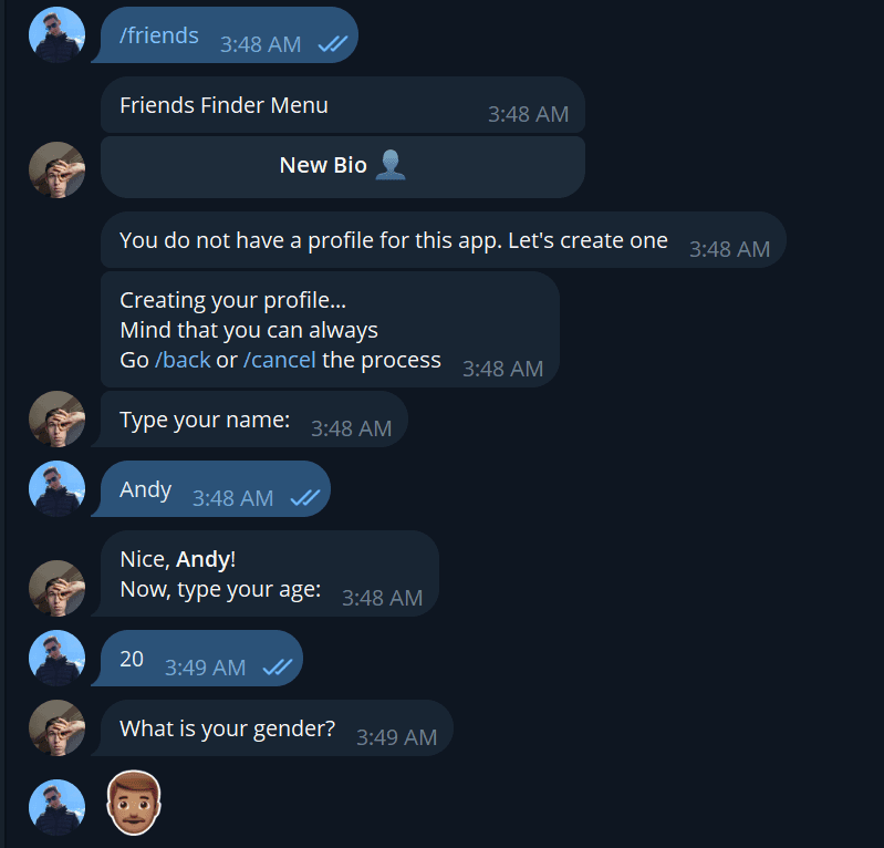 Community Telegram Bot